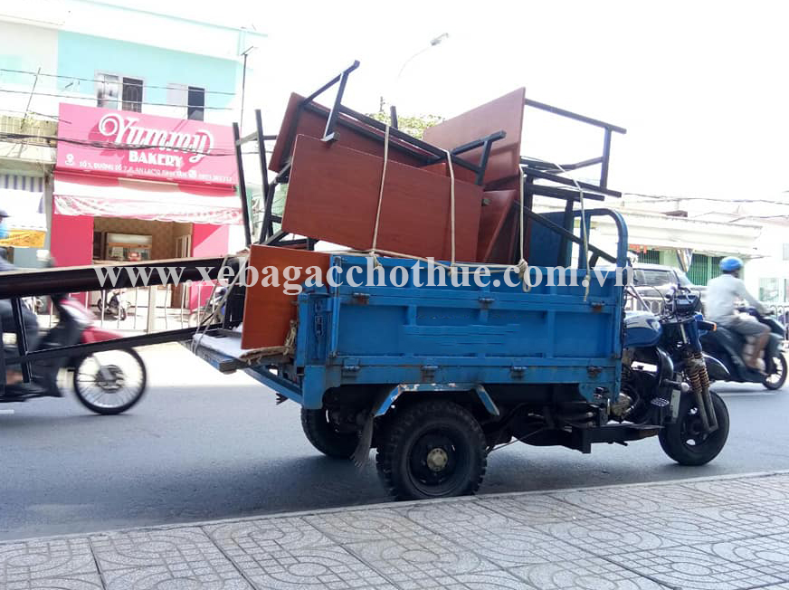 Dịch vụ xe ba gác chở thuê quận 3 uy tín