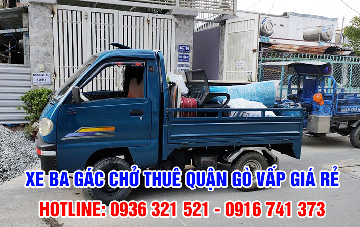 Xe Ba Gác Chở Thuê Quận Gò Vấp – Nhanh Gọn, Giá Rẻ, Uy Tín