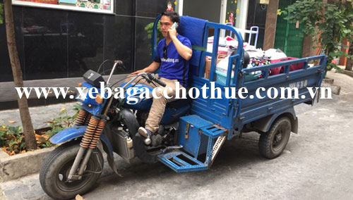 Xe ba gác chở thuê tại TPHCM nhanh chóng an toàn.