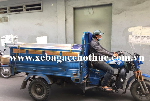 Xe ba gác chở thuê tại TPHCM nhanh chóng an toàn.