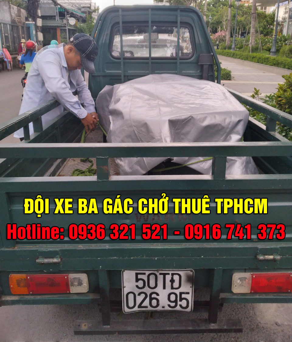 Xe ba gác chở thuê huyện Bình Chánh